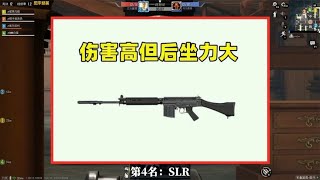 现版本射手步枪排行榜，最强的4把射手步枪是谁？SLR仅排第四