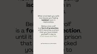 The dark side of being a lone wolf