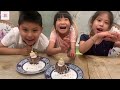 joyann 7歲生日趴，貝媽媽手作生日蛋糕，做蛋糕也太難了吧！「貝貝family 39」