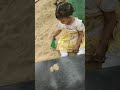 Baby Playing with Sand | Mahira's World