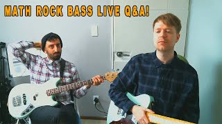 Math Rock Bass Chat With Ali (Mountains) - Math Rock Live Q&A Podcast #43