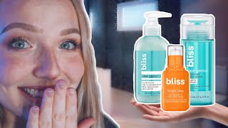 BLISS SKINCARE CLEAR GENIUS | DOES IT REALLY WORK? (RESULTS)