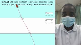 Refraction Simulation | Science Experiment | Virtual Lab Simulation