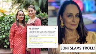 Soni Razdan shuts downs troll who questioned her British citizenship