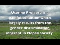 Introduction to Interviews with Nepalese Prolapse Sufferers