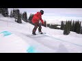 your first jump on a snowboard