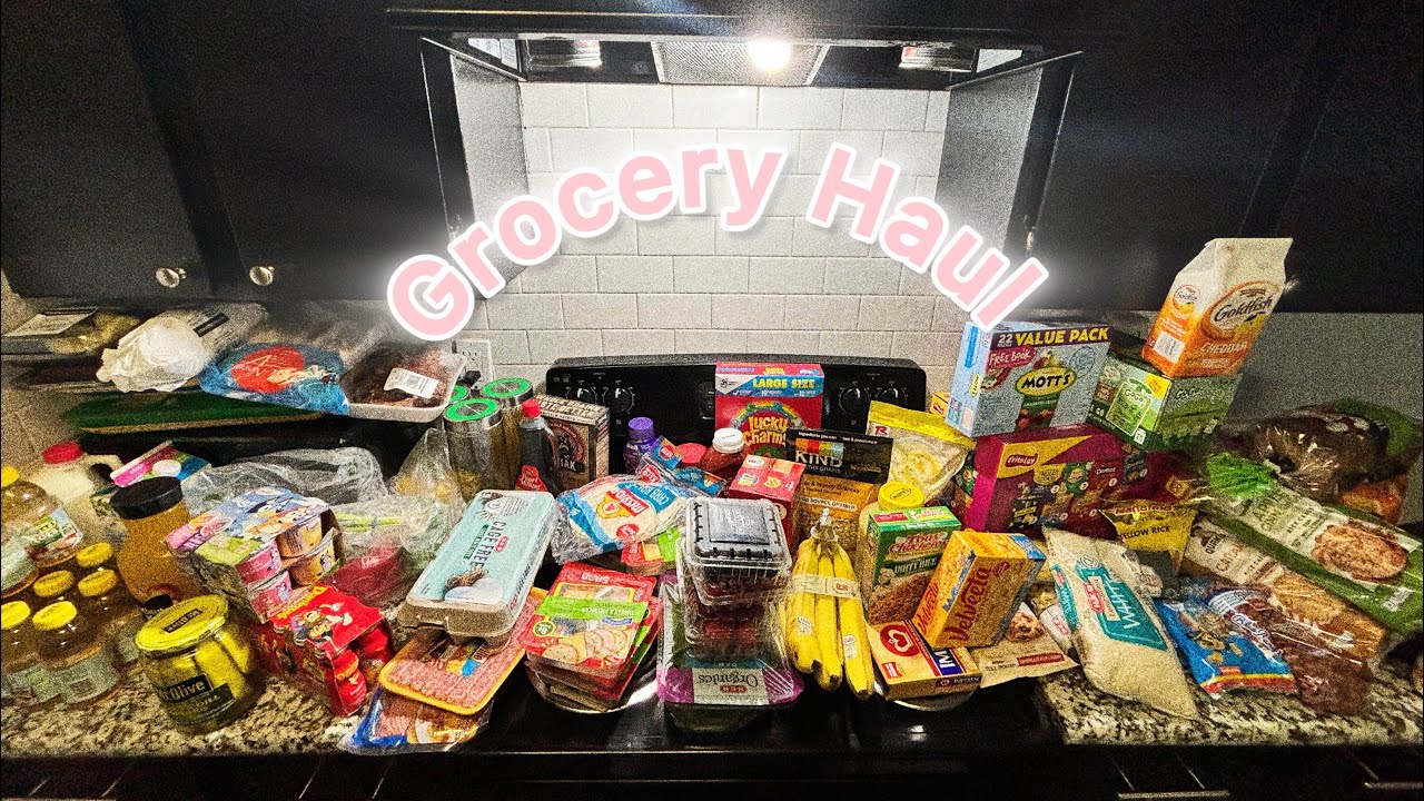 Monthly Grocery Haul Mom Edition Youtube