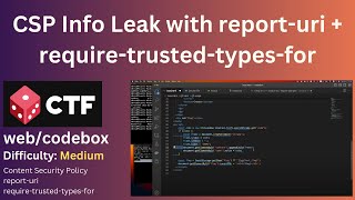 Codebox Web Dicectf 2023 Writeup Csp Info Leak With Report Uri And Require Trusted Type For