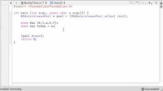 Objective C Programming Tutorial 46 Enumerated Data Types YouTube