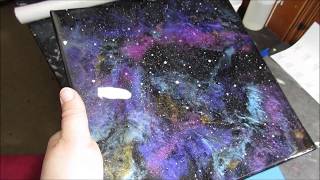 Small Resin Galaxy Pour Art (184)