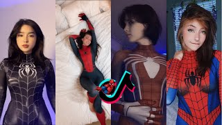SpiderGirl Transition Time || TikTok Spiderman Compilation || Spiderman Challenge #tiktok #spiderman