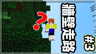 Minecraft 重力顛倒世界#3 在牆壁上走路!!這就是蜘蛛的心情阿💨