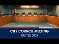 Cupertino City Council Meeting - July 22, 2024