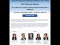 SIAC Malaysia Webinar: Post-COVID: The Future of International Arbitration in Malaysia