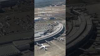 Sapporo’s New Chitose Airport takeoff view #shorts