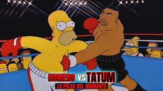 Homero pelea contra Tatum (Homero VS Tatum)