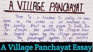 A Village Panchayat Essay In English | Paragraph On A Village Panchayat | Importance Of Panchayat