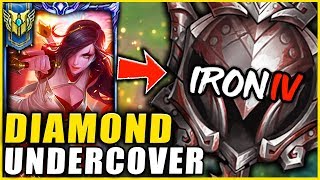 I HIRED A COACH AND PRETENDED TO BE AN IRON 4 KATARINA MAIN **WHOLESOME REACTION