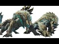 【mhw i＆mhrise】閃烈なる蒼光　雷狼竜ジンオウガ　新旧bgmメドレー　sparkling blue light zinogre theme medley