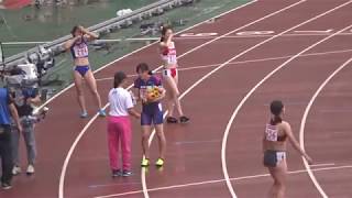 青木沙弥佳選手（ 東邦銀行）女子400mハードル決勝を’56秒35’で制す！～第101回日本陸上選手権～