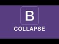 Bootstrap 4 Tutorial 50 - Collapse