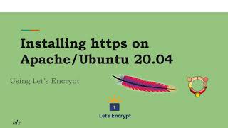 Installing https on Apache and Ubuntu 20.04