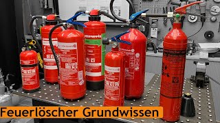 Feuerlöscher Anleitung | Grundwissen und Beratung | Brandklassen | Welcher ist wofür der richtige?