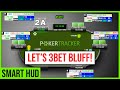 You MUST 3bet bluff when these poker statistics are in place (Smart HUD for PokerTracker 4)