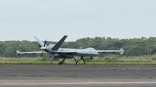 MQ-9　エンジン始動～エレファントウォーク～帰還