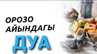 ОРОЗО АЙЫНДАГЫ КҮЧТҮҮ ДУБА