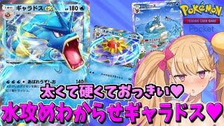 【ポケポケ】お゛ぉんッ！！♥太くて硬くて大きいものが大好きなメスガキがギャラドスデッキで相手をわからせる♥【オホ声】【メスガキ】【リリンちゃん/東北きりたん/ポケモンカード】