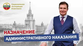 Административное наказание Назначение административного наказания