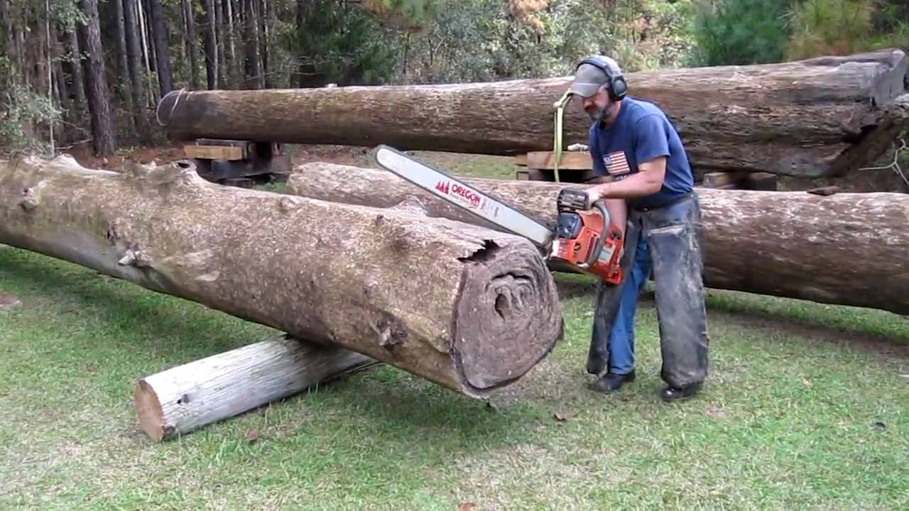 Sawing Logs