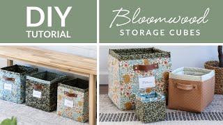 Bloomwood Storage Cubes Tutorial and FREE pattern!