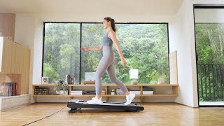 Walk Anywhere: Portable UREVO 3S Treadmill Movement Magic!