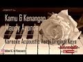 Maudy Ayunda - Kamu dan Kenangan ( Ost. Habibie Ainun 3 ) Karaoke Piano Versi Original Keys