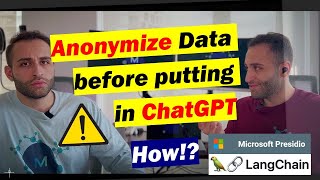 How to Anonymize Your Data Before Putting in ChatGPT ( LangChain + Presidio)