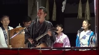 ヤンレー節 河内音頭　鳴門家 寿美宏　渋川神社 奉納盆踊り　2015.09.19