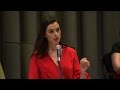 Actress Anne Hathaway speaks at UN for International Women's Day