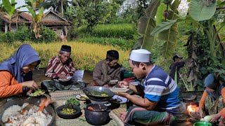 Ema Meriang, Masak Requestan Abah, Nasi Liwet Cumi Asin, Sayur Jantung, Dijamin Pulen dan Wangi