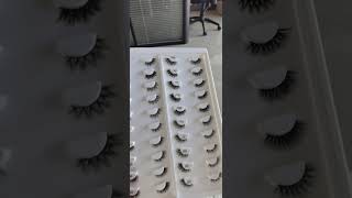 Half Natural Eyelashes Pure Hand Made Lashes Factory