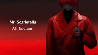 All endings of Mr. Scarletella | Homicipher gameplay no commentary + translation