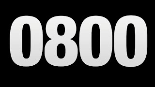 800 seconds countdown timer full screen 4k