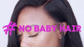 HOW I LAY MY GLUELESS TRANSPARENT LACE WIG| CELIE HAIR