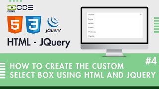 How to Create Custom Select Box in HTML using CSS and jQuery