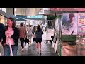 4k hdr china travel 2024 walk in hong kong central（香港中環 ）china relaxing natural city ambience