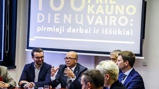 100 Kauno mero V.Matijošaičio darbo dienų (spaudos konferencijos įrašas)