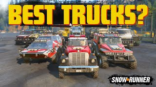 My Favourite[Best] Non-DLC Trucks in SnowRunner