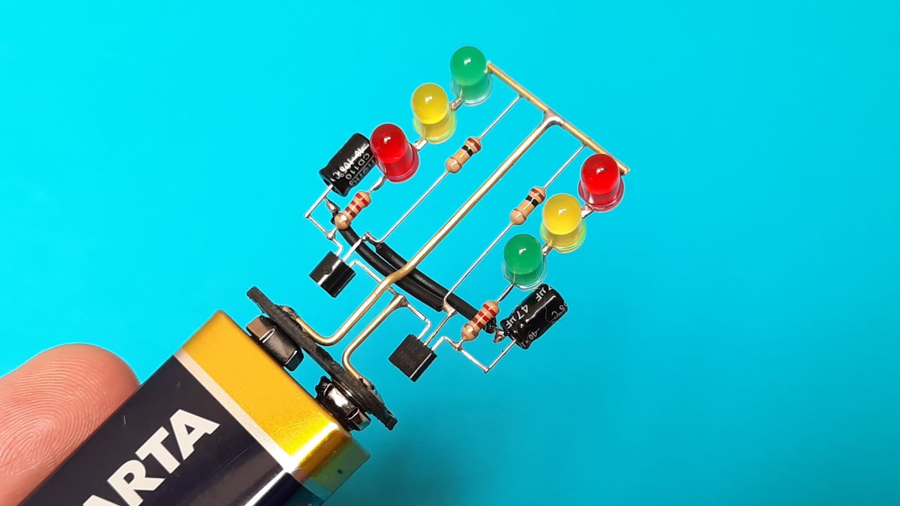 Simple Electronic Project Using Bc547 Transistor Youtube