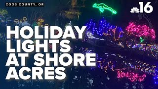 300,000 Light Display for Holidays at Shore Acres